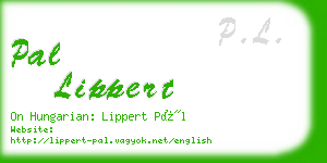 pal lippert business card